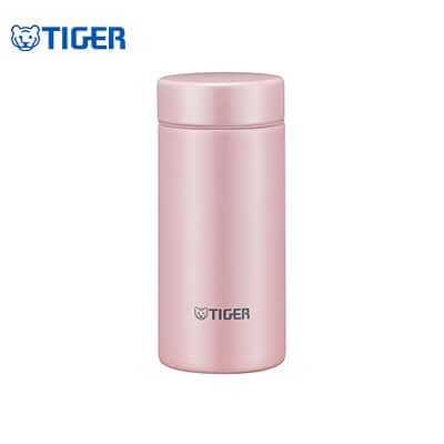 Tiger Stainless Steel Bottle MMP-J1 in pink color, ideal for corporate gift choices.