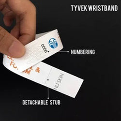 Tyvek Wristband with Detachable Stub Corporate Gifts Singapore
