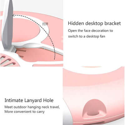 Mini Portable Neck Fan with USB Charging Corporate Gifts Singapore