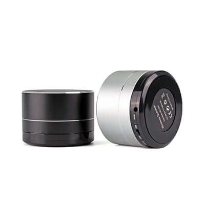 Round Metallic Bluetooth Speaker Corporate Gifts Singapore