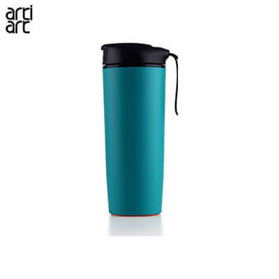 artiart Classic Spill Free Suction Bottle in teal, perfect for spills and mess-free sipping.