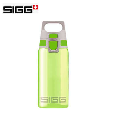 SIGG Viva One 500ml Water Bottle in vibrant green, perfect for hydration and corporate gift.