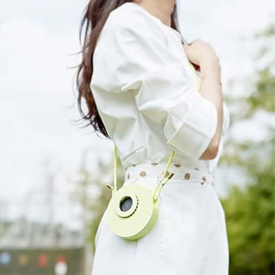 Rounded Mini Hanging Neck Fan Corporate Gifts Singapore