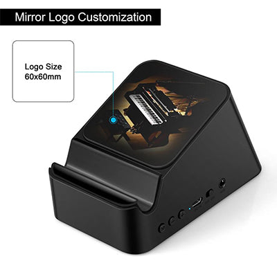Wireless Charging Bluetooth Speaker with Phone Stand Corporate Gifts Singapore