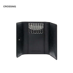 Crossing Elite Leather Key Holder With Card Pockets Corporate Gifts Singapore