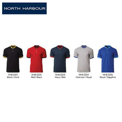 North Harbour 2200 York Polo T-Shirt collection in various colors and styles, ideal for corporate gifts.