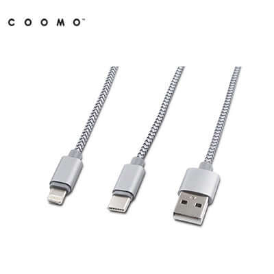 COOMO TRICA 3-in-1 CHARGING CABLE Corporate Gifts Singapore