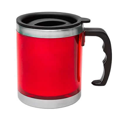 Classic Stainless Steel Mug with handle and Lid Corporate Gifts Singapore