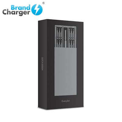 BrandCharger Everyday Kit in sleek black box with precision bits collection for daily tasks