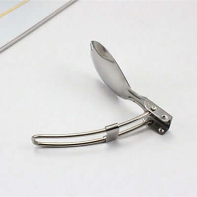 Foldable Stainless Steel Spork Travelling Cutlery Corporate Gifts Singapore