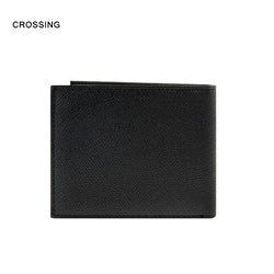 Crossing Bold Bi-fold Leather Wallet With Window And Coin Pocket RFID Corporate Gifts Singapore