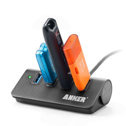 Anker Aluminum 4-Port USB 3.0 Hub Corporate Gifts Singapore
