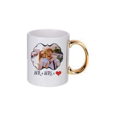 11oz Gold Handle mug Corporate Gifts Singapore