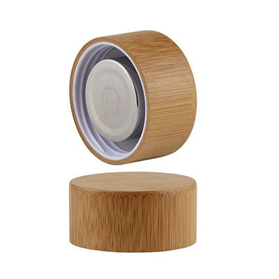 Eco Friendly BPA Free Bamboo Glass Water Bottle bamboo cap, showcasing sustainable design and eco-conscious materials.