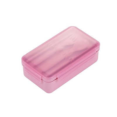 Eco Friendly Wheat Straw Lunch Box with 3pcs Cutlery Corporate Gifts Singapore