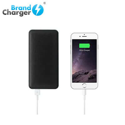BrandCharger Harmony Bluetooth Wireless Speaker with Power Bank and smartphone charging.