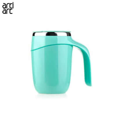 artiart Dumbo Suction Mug in teal color, designed for spill-free use, ideal corporate gift.