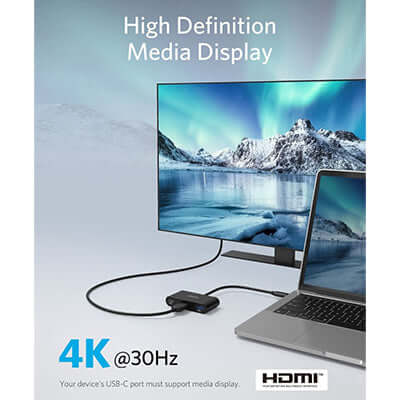 Anker PowerExpand 3-In-1 USB C Hub with 4K HDMI Corporate Gifts Singapore