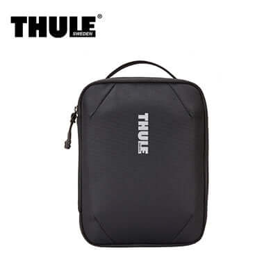 Thule Subterra Powershuttle Electronics Organizer Plus in black for organized travel essentials.