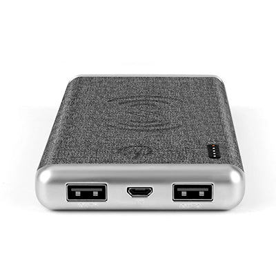 PU Leather 10000mAh Wireless Power Bank Corporate Gifts Singapore