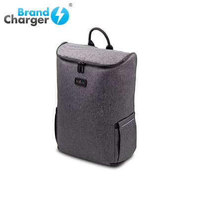 BrandCharger Marco Polo Toiletry Bag in gray, ideal for travel and as a corporate gift.