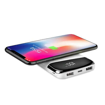 10000mAh Wireless Power Bank with LCD Display Corporate Gifts Singapore