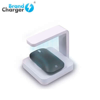 BrandCharger Apollo UV Sterilizer Wireless Charger with a sleek design sanitizing devices.