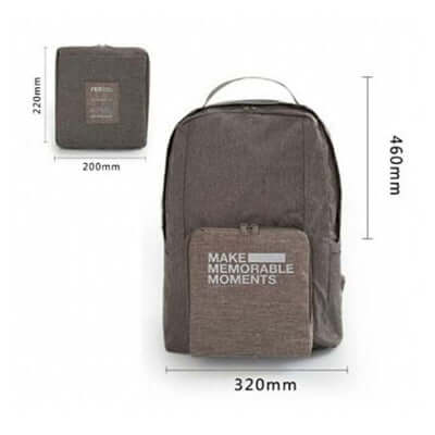 Foldable Lightweight Backpack Corporate Gifts Singapore