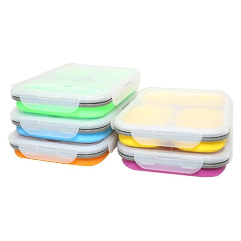 Silicone Collapsible Portable Lunch Box Corporate Gifts Singapore