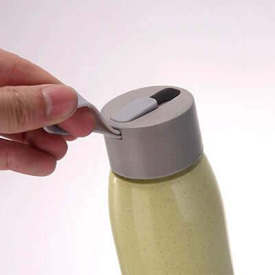 Wheat Straw Eco Glass Bottle Corporate Gifts Singapore