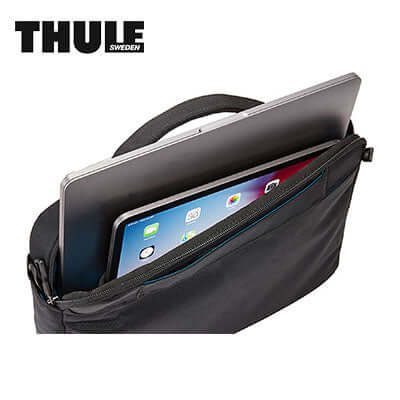 Thule Subterra MacBook Attaché 13" Laptop Bag with MacBook and iPad stored in front pocket