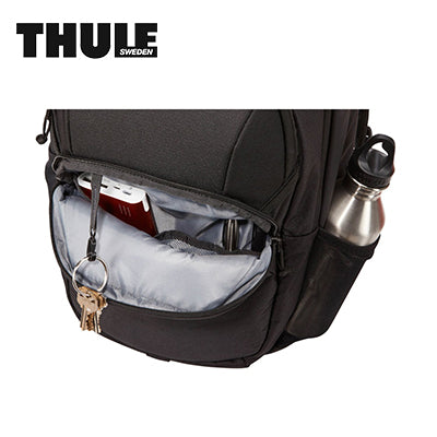 Thule Chronical 26L Laptop Backpack pocket with keys and water bottle for organization
