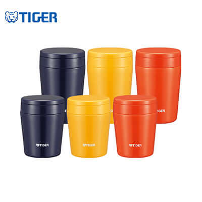 Tiger Insulated Stainless Steel Mug with Tea Strainer MCA-T collection, ideal for corporate gifts.