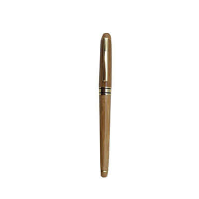 Eco Friendly Bamboo Pen showcasing a sustainable design in natural brown color, ideal corporate gift.