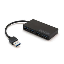 Networx 7-Port-USB-Hub, USB 3.0 auf 7x USB 3.0, Aluminium, space grau
