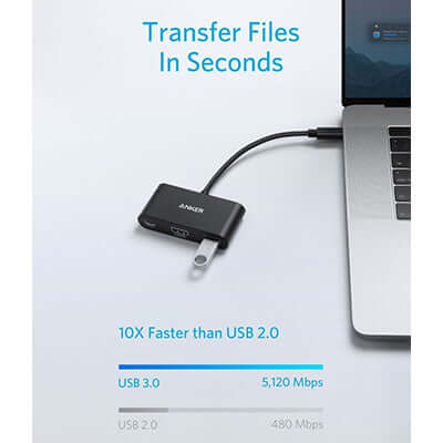 Anker PowerExpand 3-In-1 USB C Hub with 4K HDMI Corporate Gifts Singapore