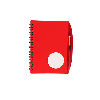 Circle Plastic Cover Notebook with Pen Corporate Gifts Singapore