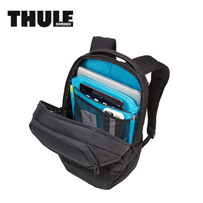 Thule Accent 28L Laptop Backpack showcasing padded compartments for a laptop and tablet.