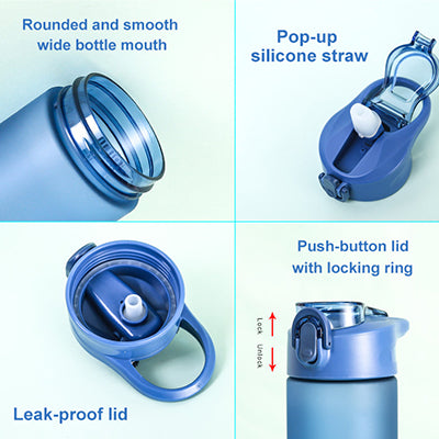 BPA Free Tritan Water Bottle with Straw 550ml Corporate Gifts Singapore