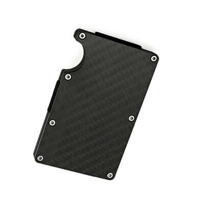 Carbon Fiber RFID Case with Money Clip Corporate Gifts Singapore