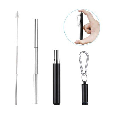 Stainless Steel Telescopic Drinking Straw Corporate Gifts Singapore