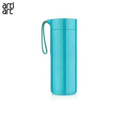 artiart Butterfly Spill Free Suction Thermal Bottle in turquoise color, ideal for corporate gift and active lifestyles.