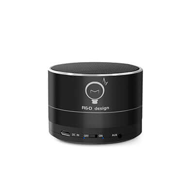 Round Metallic Bluetooth Speaker Corporate Gifts Singapore