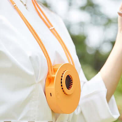 Rounded Mini Hanging Neck Fan Corporate Gifts Singapore