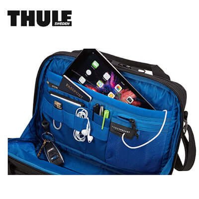 Thule Crossover 2 13″ Laptop Bag interior showing compartments for organization and essentials.