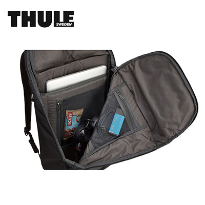 Thule EnRoute 20L Backpack inner view showcasing padded pockets for laptops and tablets.