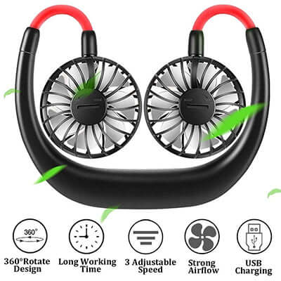 Cooling Mini Neck Dual Fan Corporate Gifts Singapore