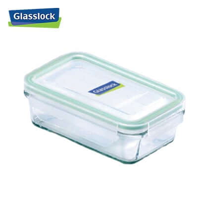 395ml Glasslock Container designed for food storage, featuring a durable glass design and airtight lid.