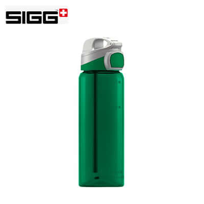 SIGG Miracle 600ml Tritan Water Bottle in green color, perfect for hydration and as a corporate gift.