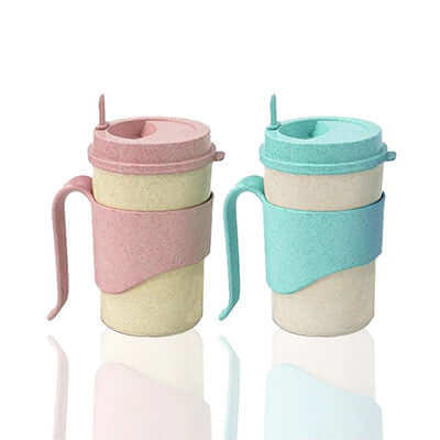 Eco Friendly Biodegradable Wheat Straw Coffee Mug Corporate Gifts Singapore